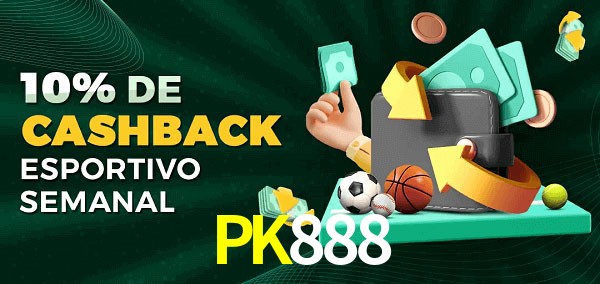 10% de bônus de cashback na PK888